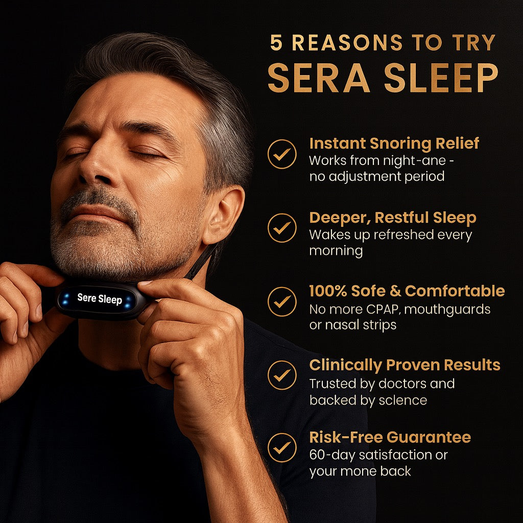 SeraSleep SleepClear - Anti-Snoring Smart Device